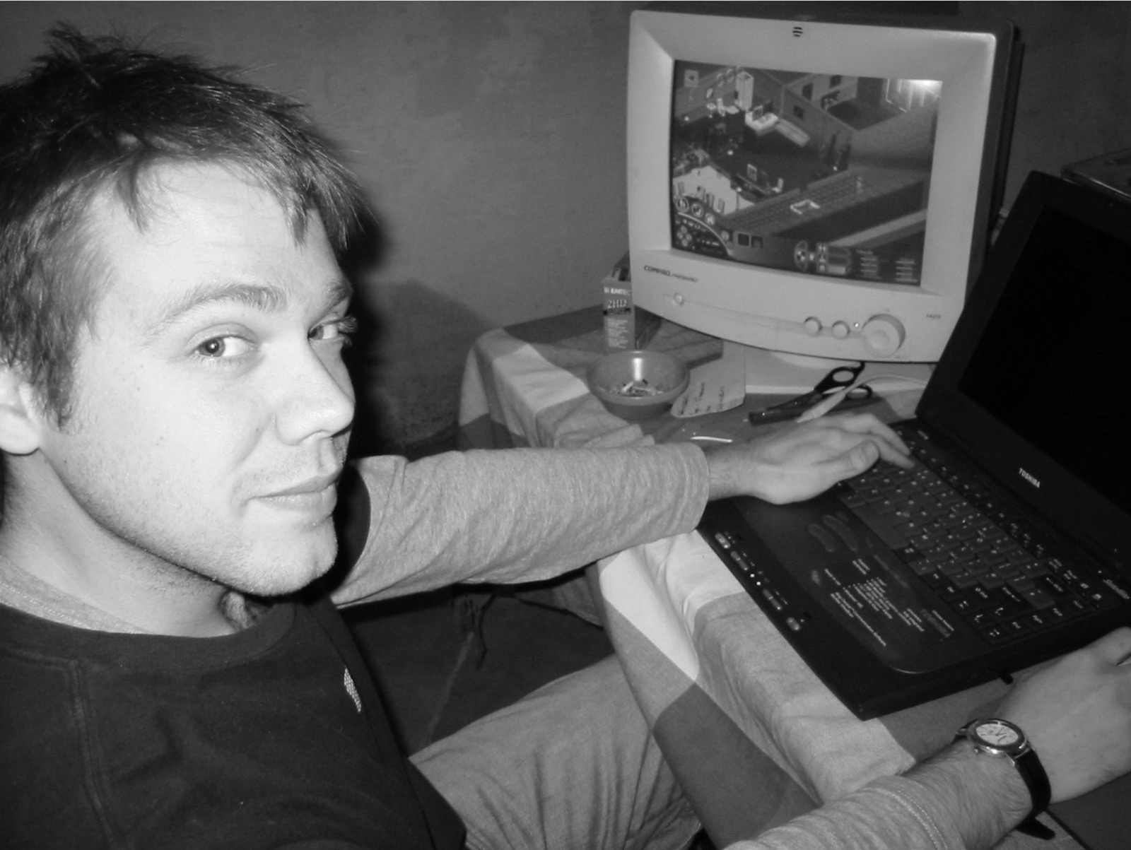 A photograph of Tom